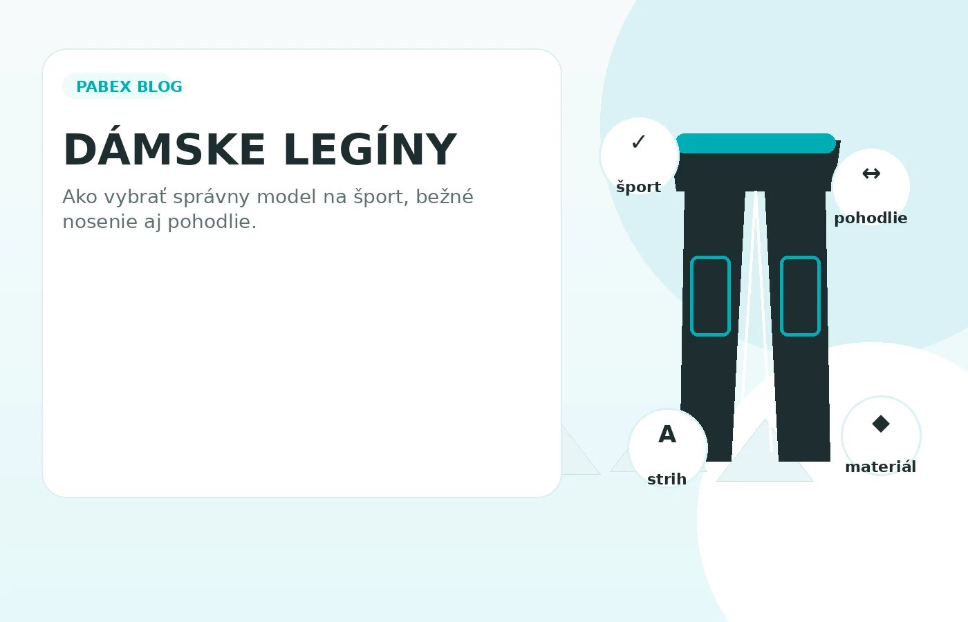 Dámske legíny na šport aj bežné nosenie