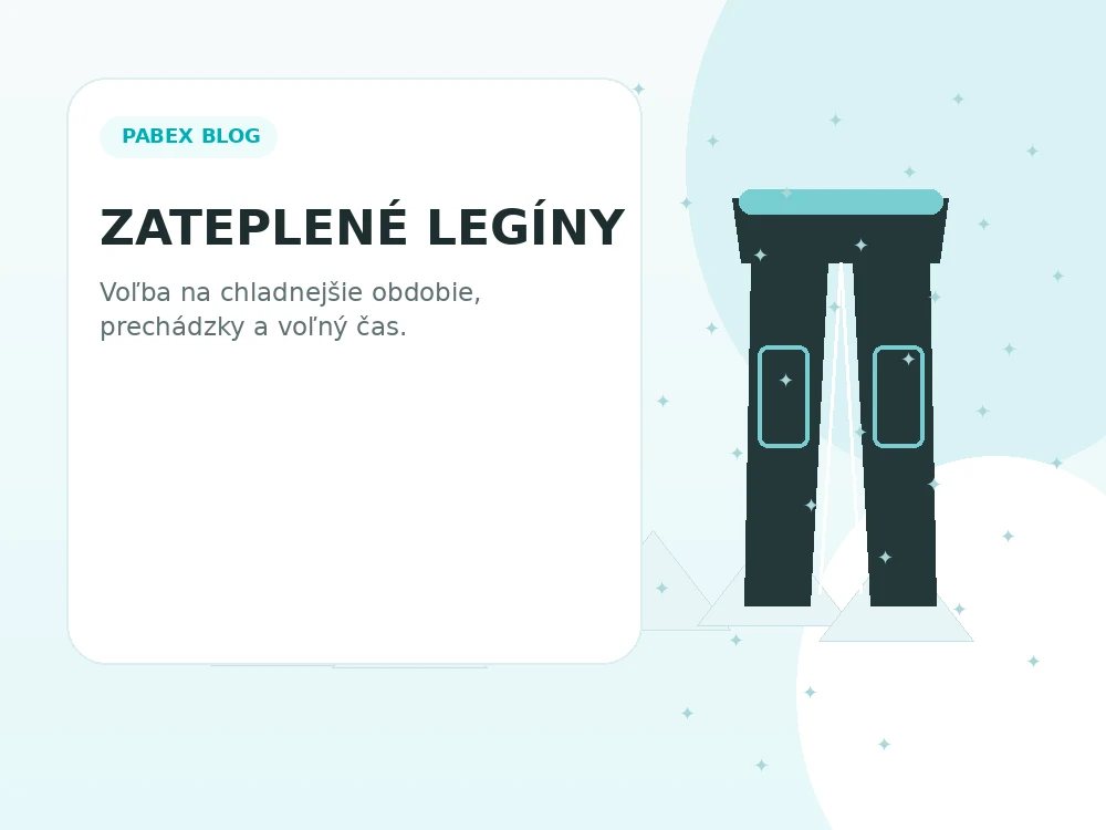 Zateplené legíny na zimu a chladné dni