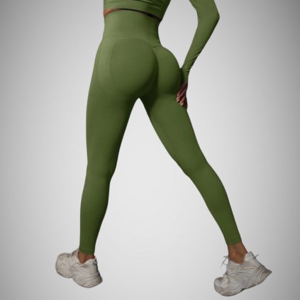 push-up legíny army green