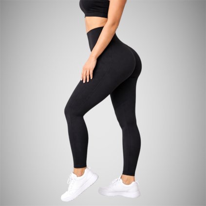 čierne push-up legíny