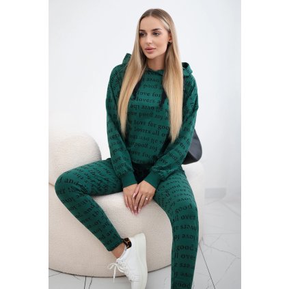 Súprava s potlačou zelená