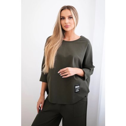 Súprava Punto Milano Winter mikina + nohavice khaki