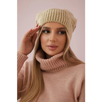 Dámska čiapka Ingrid K371 béžová