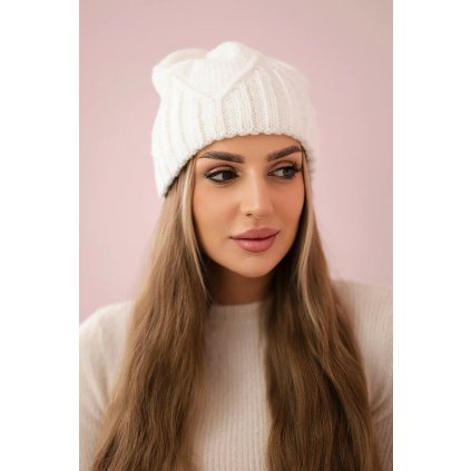 Dámska čiapka Liliana K375 biela