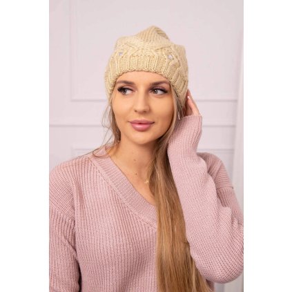 Dámska čiapka Ramona K383 béžová