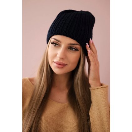 Dámska čiapka Rebeka K345 tmavomodrá