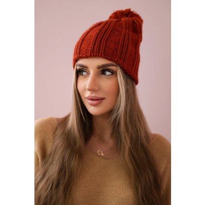 Čiapka s flísom Idalia K284 hnedá