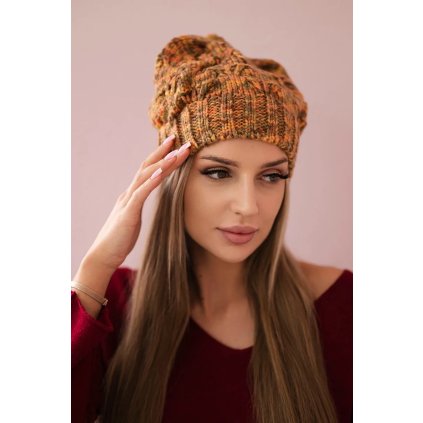 Čiapka s flísom Roksana K209 hnedá