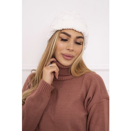 Čiapka s flísom Roma Bis K235 biela