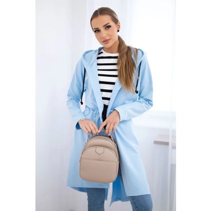 Modrá bunda s dlhším zadným dielom