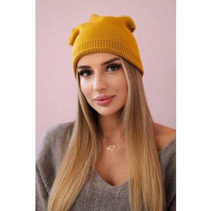 Čiapka K143 horčicová