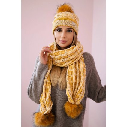 Dámsky set K122 horčicový