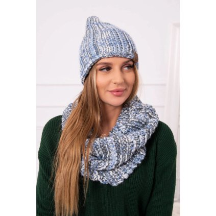 Dámska súprava s flisom Wiwiana K273 tmavosivá