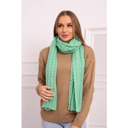 Dámsky šál tmavý mätový