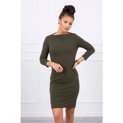 Klasické khaki šaty