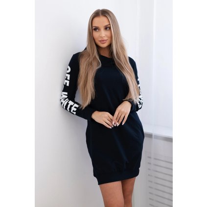 Off White námornícke modré šaty