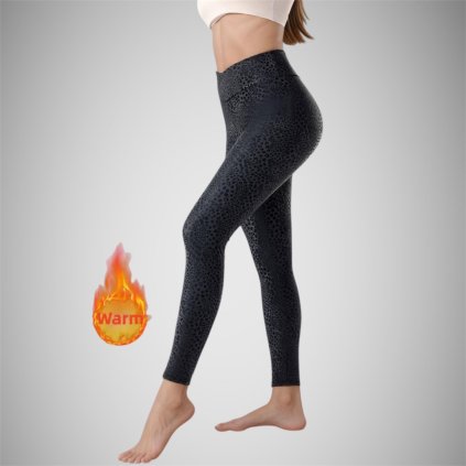 kožene zateplené legíny