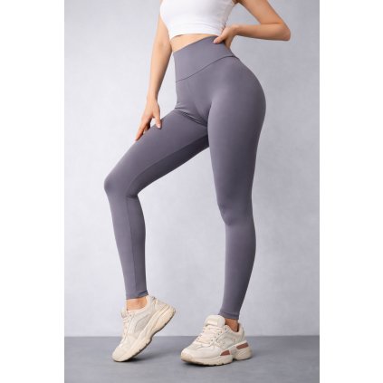 push-up legíny sivé ultra light