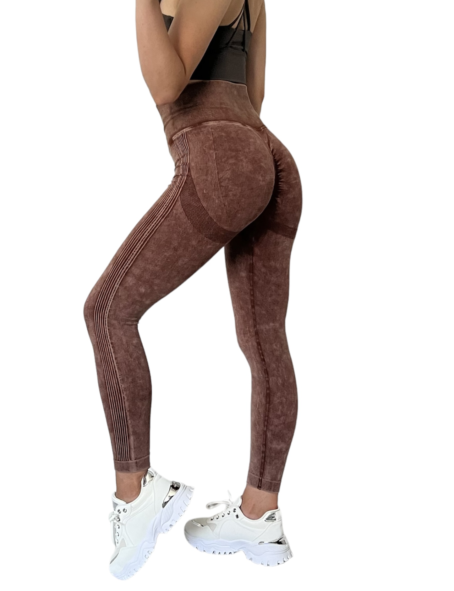 Legínovo Brown fitness legíny Veľkosť: M