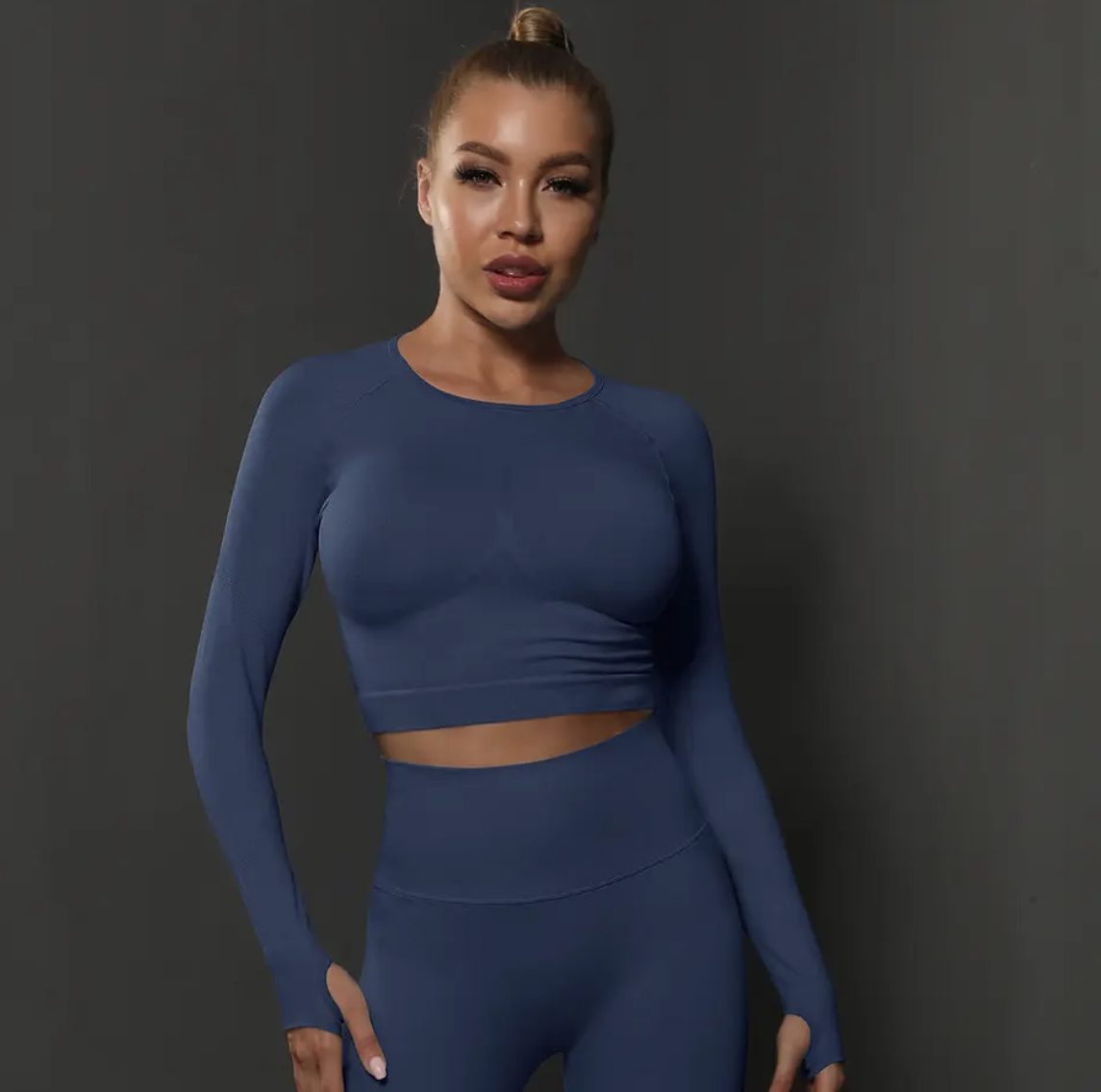 Legínovo Fitness set modrý Elys Veľkosť: S