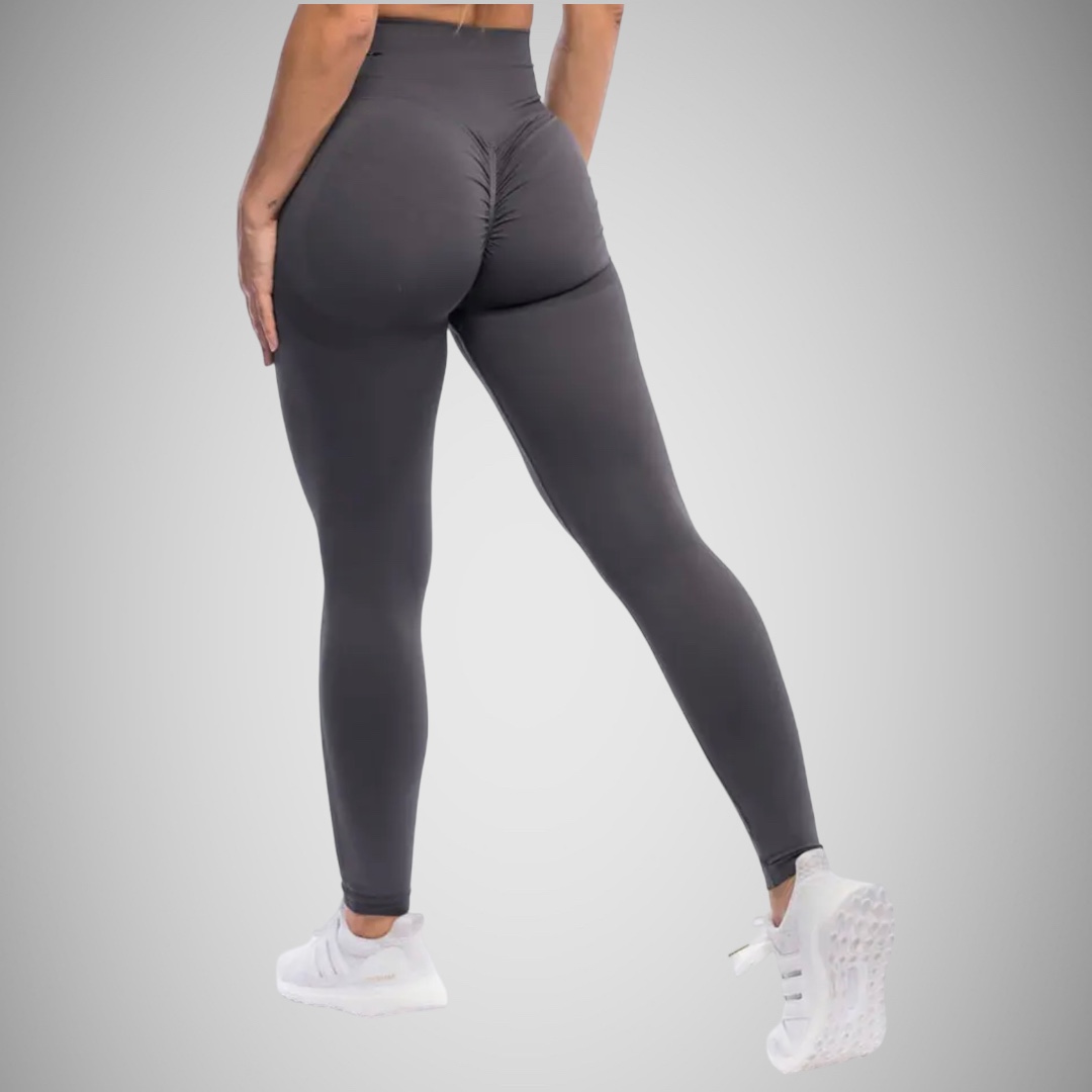 Legínovo Push-up legíny tmavo sivé Veľkosť: M
