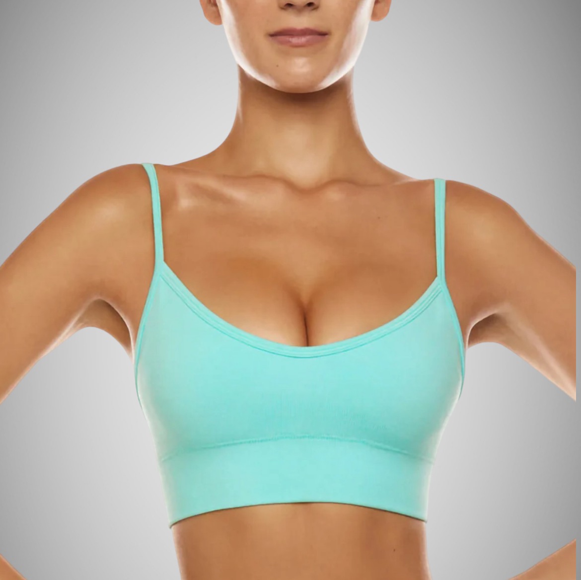 Legínovo Fitness top tyrkys Lady Veľkosť: S