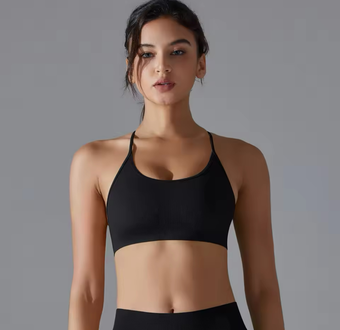 Legínovo Push-up top black ultra light Veľkosť: L