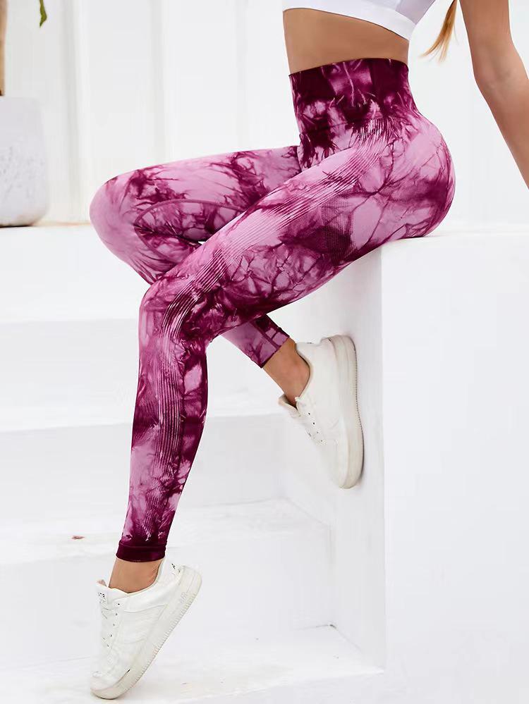 Legínovo Push-up legíny dark pink calypso Veľkosť: M