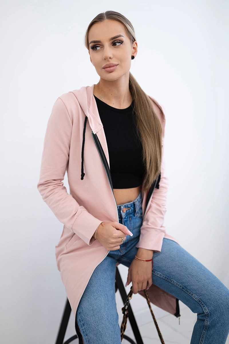 Legínovo Béžová mikina s kapucňou Farba: Tmavá mätová, Veľkosť: UNI