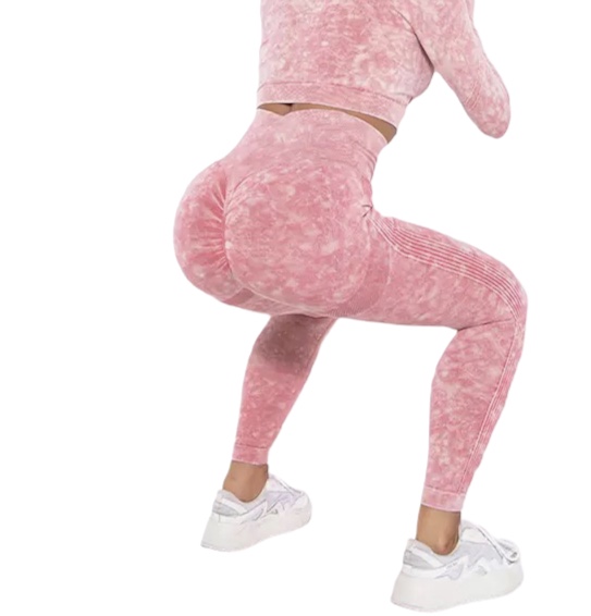 Legínovo Mramorove ružove leginy Veľkosť: S