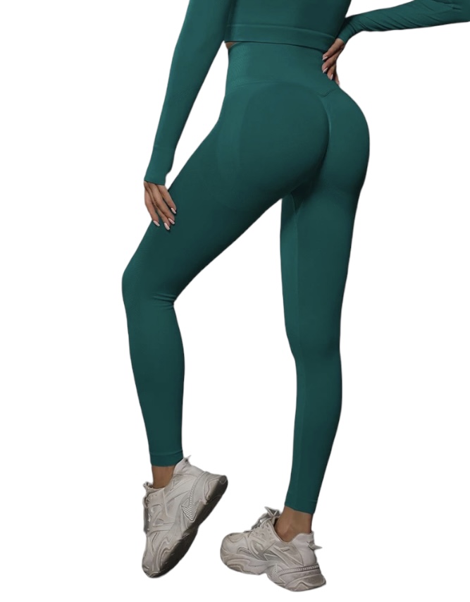 Dark green push-up leginy Veľkosť: M