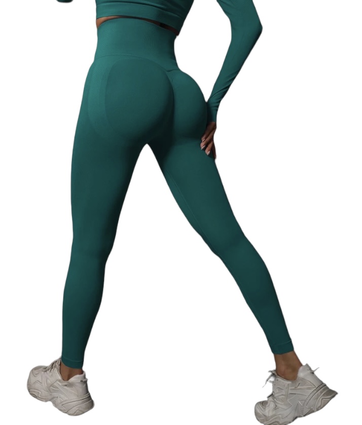 Dark green push-up leginy Veľkosť: M