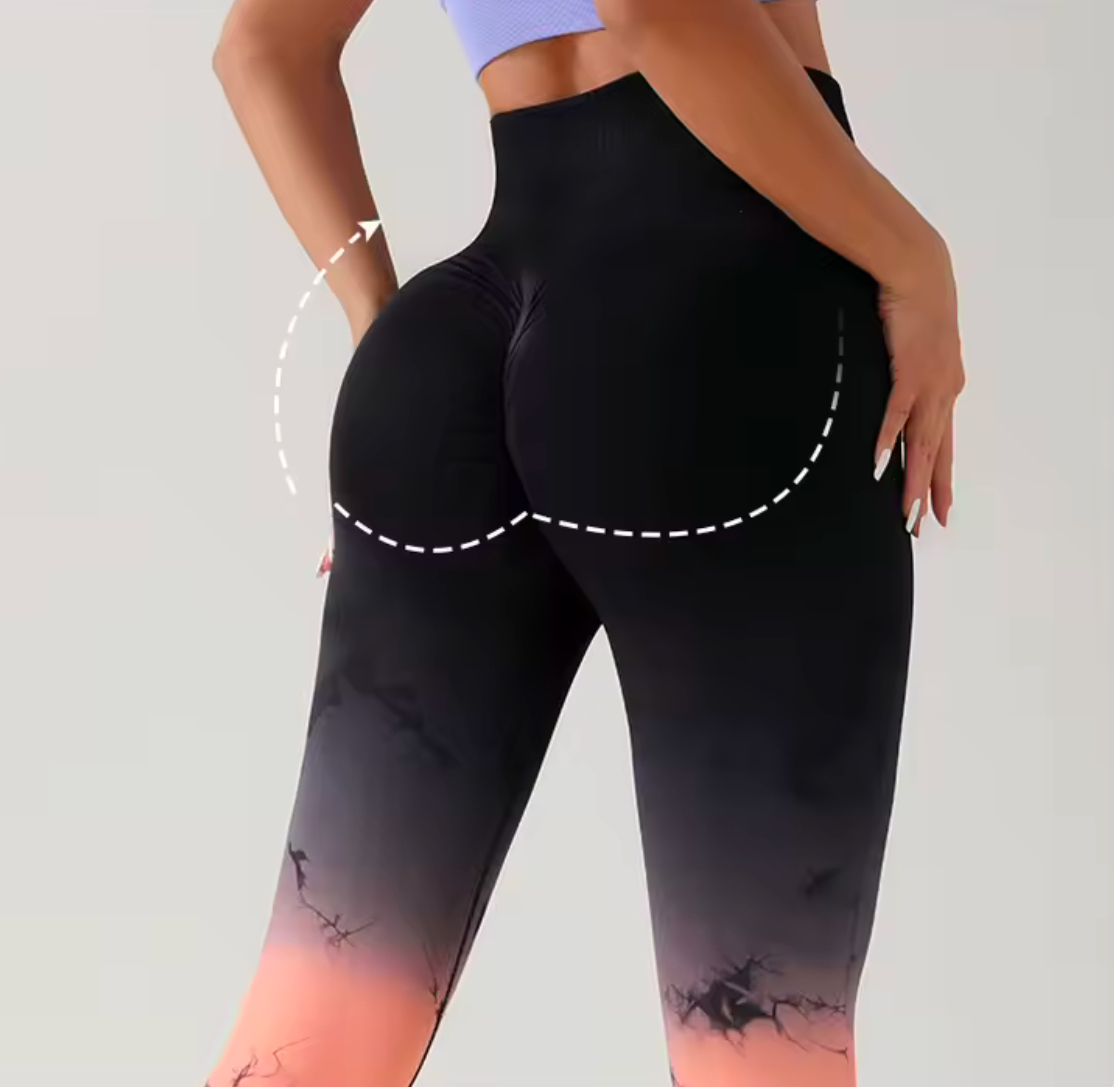 Legínovo Push-up legíny Carten brown Veľkosť: S