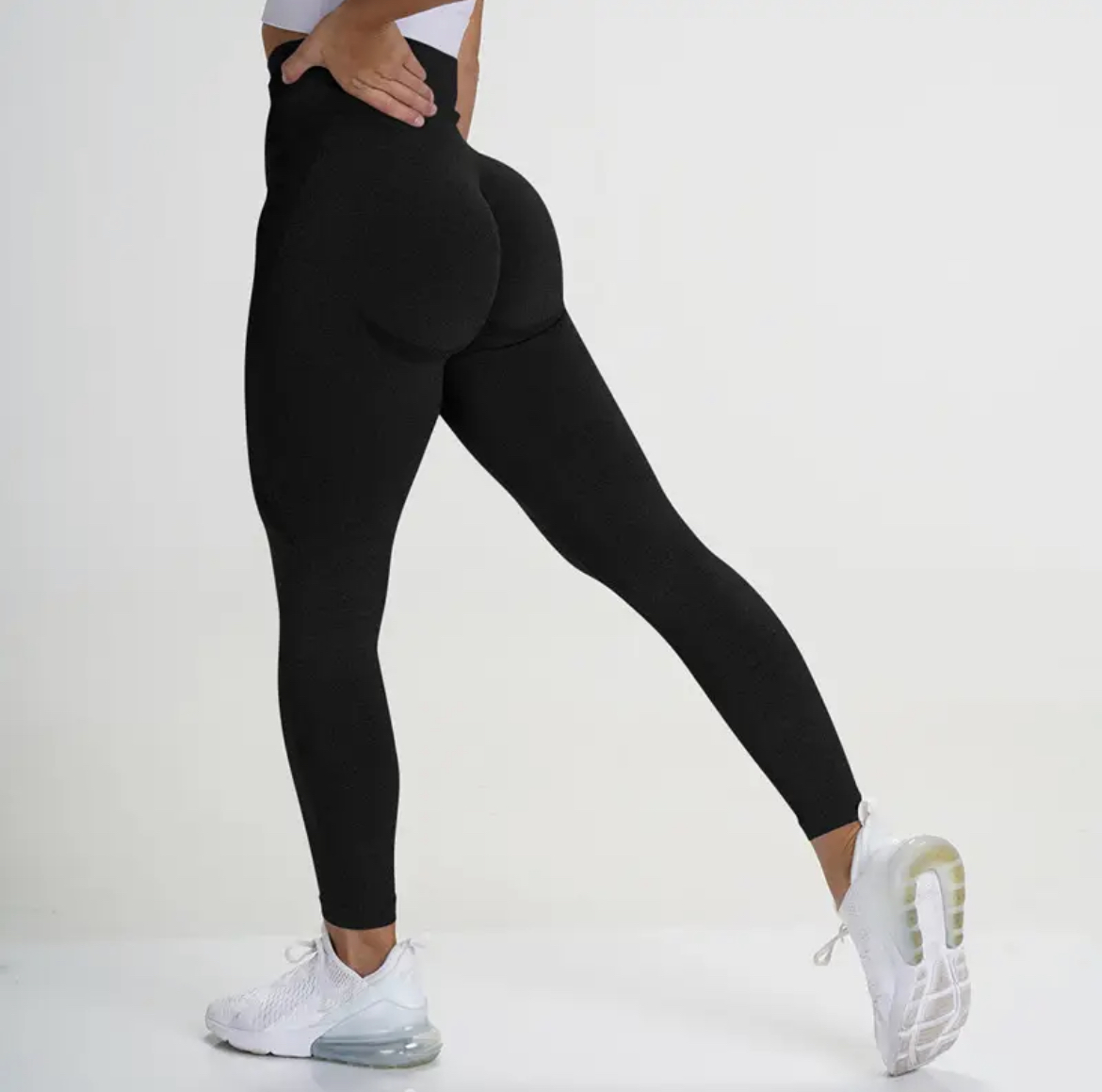 Legínovo Čierne fitness legíny Veľkosť: M