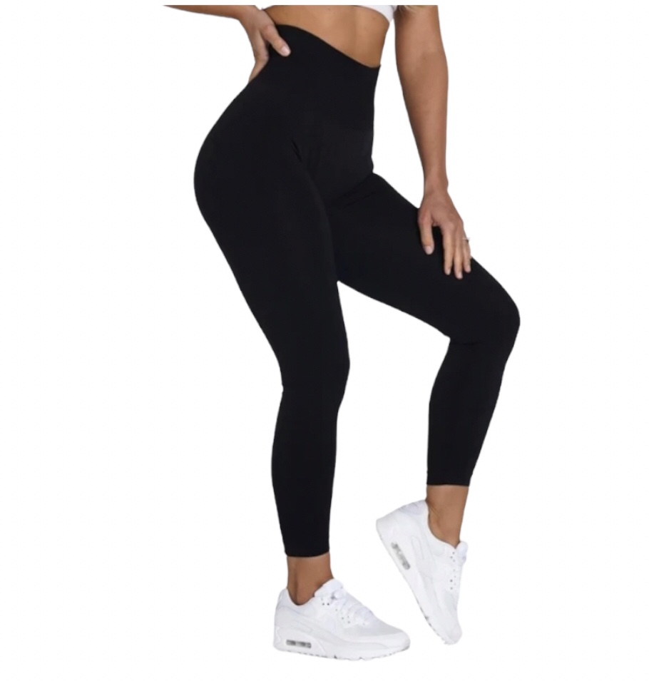 Legínovo Čierne fitness legíny Veľkosť: M