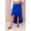 Letná dámska tmavo modrá sukňa