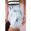 Jeansová sukňa s elastanom s vreckami na bokoch S/M-L/XL