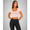 crop top ružový