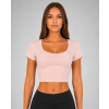 crop top ružový