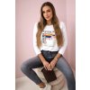 Blúzka s potlačou Summer Girl biela