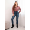 Semišová mikina na zips béžová