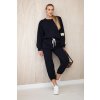 Súprava mikina + nohavice maslová čierna