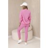 Bavlnený komplet mikina + legíny svetloružový
