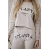 Súprava s potlačou Atlanta béžová