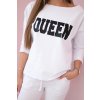 Súprava s potlačou Queen biela