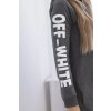 Šaty Off White grafit melír