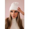 Tenká čiapka Malwina K250 biela