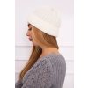 Tenká čiapka Weronika K249 béžová