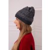 Dámska čiapka Amira K359 tmavo sivá