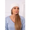 Dámska čiapka Dagmara K332 biela
